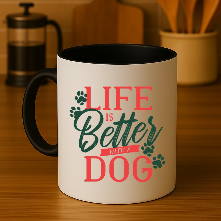 Life Is Better With A Dog Mug