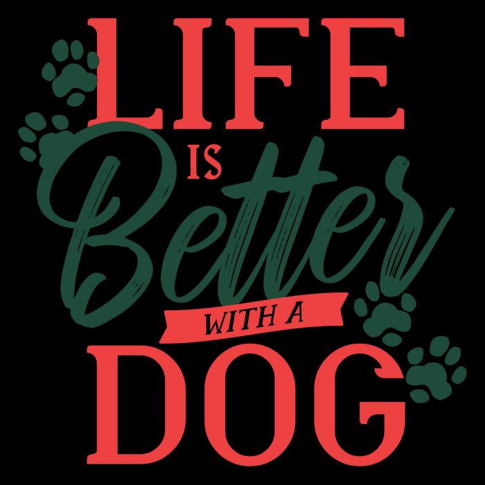 Life Is Better With A Dog Ladies Long Sleeve Shirt