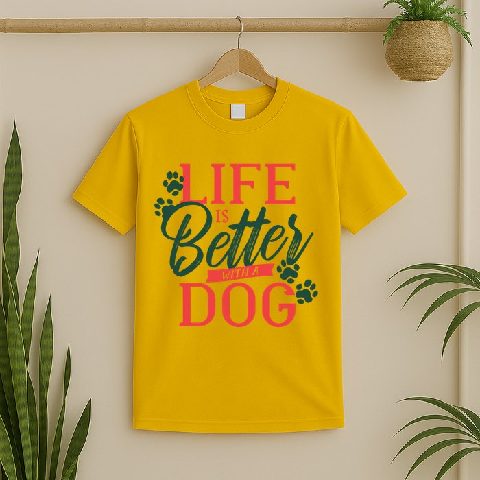 Life Is Better With A Dog T-Shirt