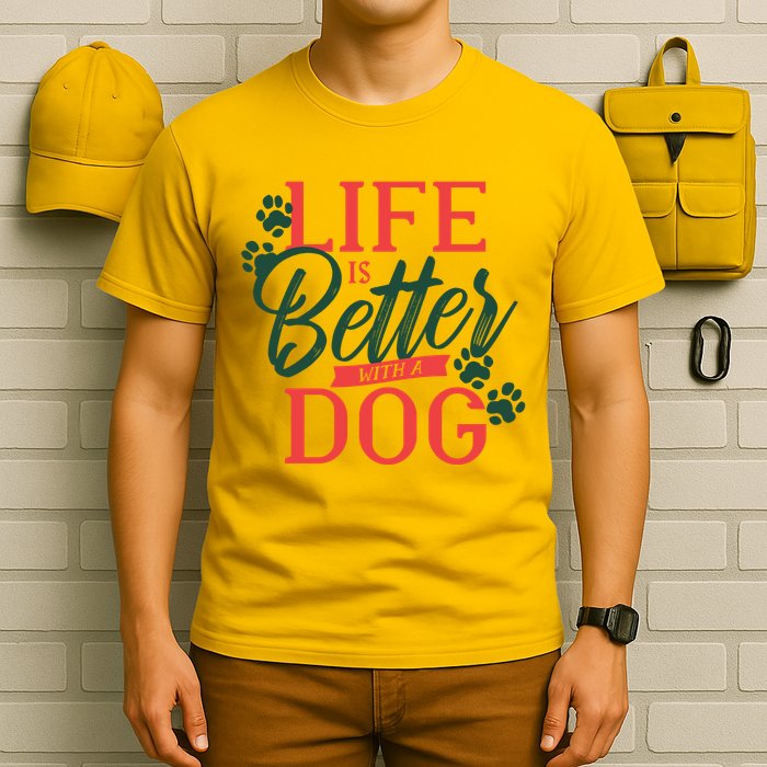 Life Is Better With A Dog T-Shirt