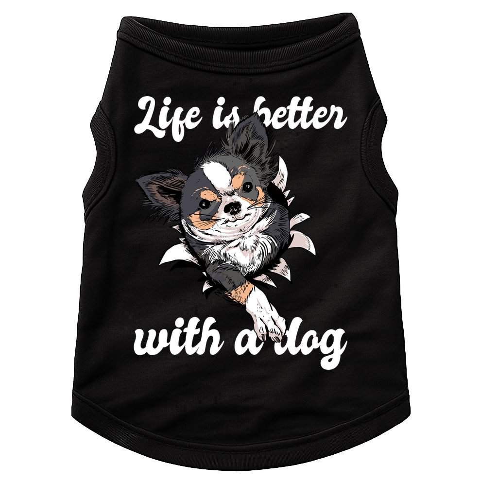 Life Is Better With A Dog Cute Doggie Tank