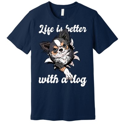 Life Is Better With A Dog Cute Premium T-Shirt