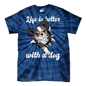 Life Is Better With A Dog Cute Tie-Dye T-Shirt