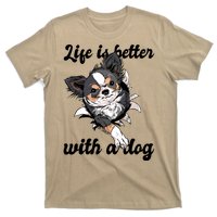 Life Is Better With A Dog Cute T-Shirt