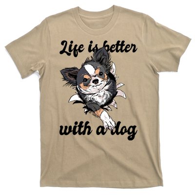 Life Is Better With A Dog Cute T-Shirt