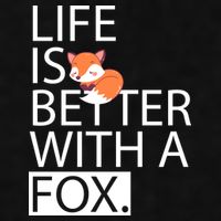Life Is Better With A Fox Ladies PosiCharge Tri-Blend Wicking Tank