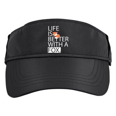 Life Is Better With A Fox Adult Drive Performance Visor