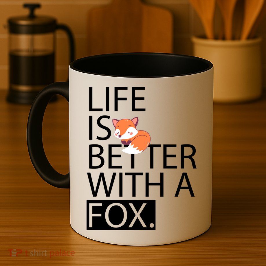 Life Is Better With A Fox Coffee Mug
