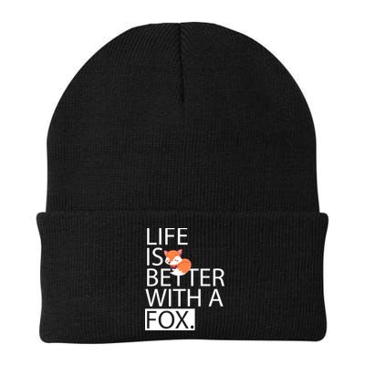 Life Is Better With A Fox Beanie