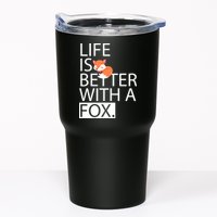 Life Is Better With A Fox Tumbler