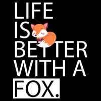 Life Is Better With A Fox Wool Snapback Cap