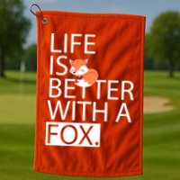 Life Is Better With A Fox Golf Towel