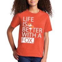 Life Is Better With A Fox Kids T-Shirt