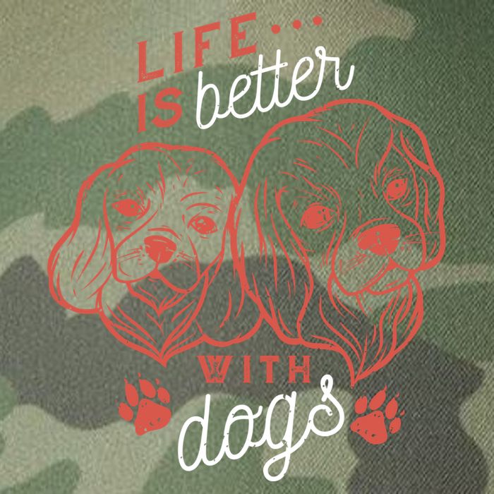 Life Is Better With Dogs Legacy Tie Dye Trucker Hat