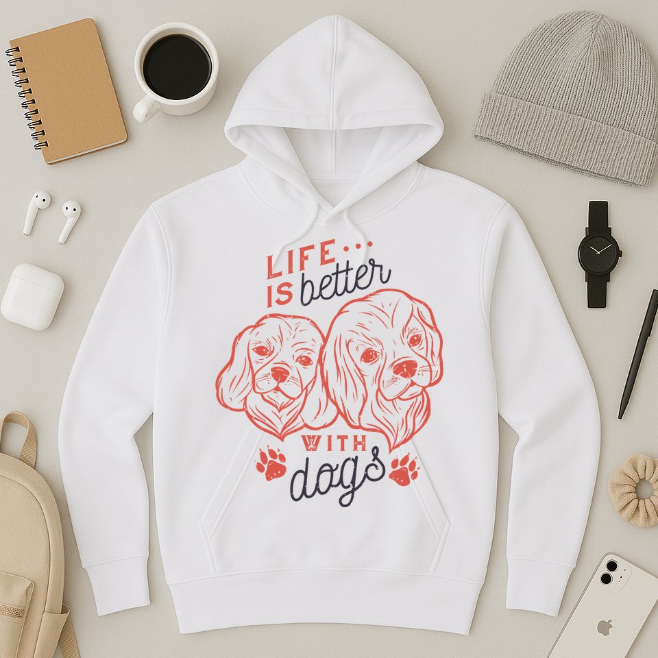 Life Is Better With Dogs Hoodie