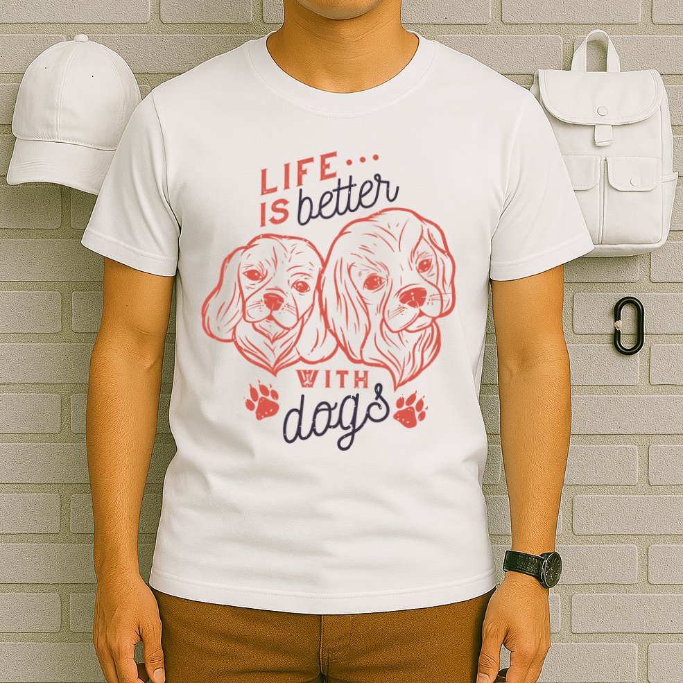 Life Is Better With Dogs T-Shirt