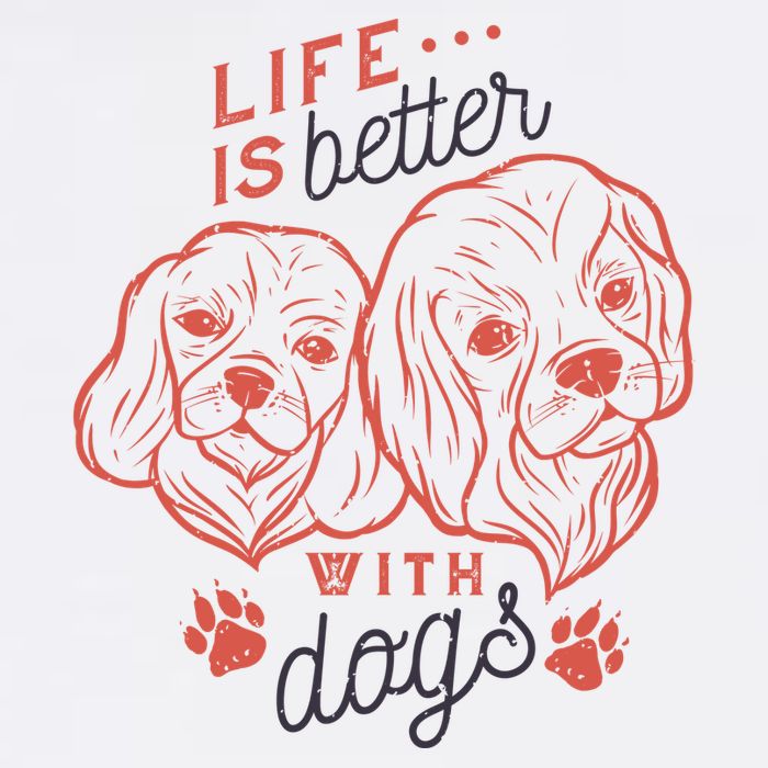 Life Is Better With Dogs Button