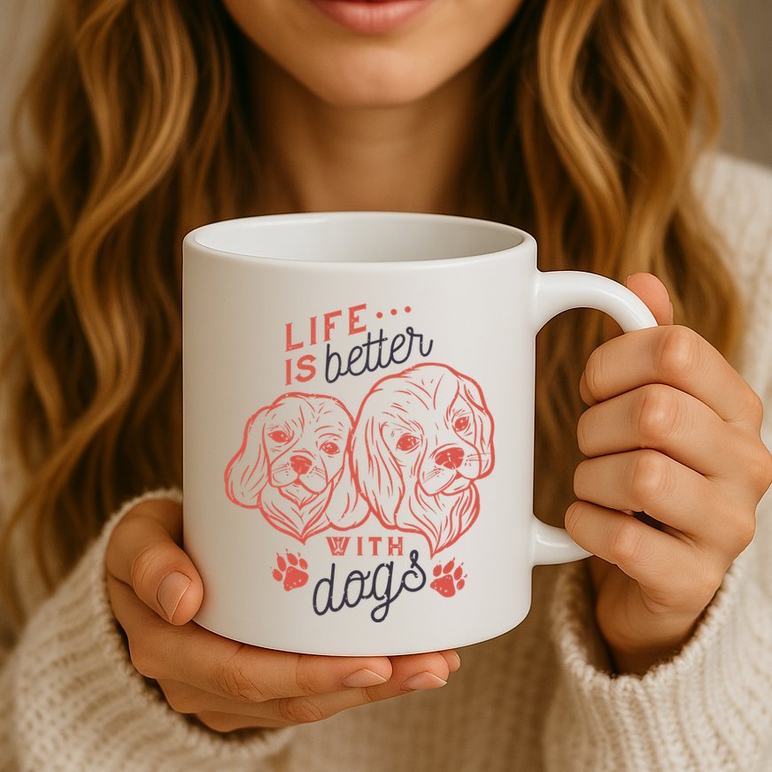 Life Is Better With Dogs Mug