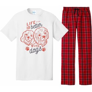 Life Is Better With Dogs Pajama Set