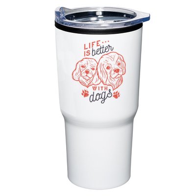 Life Is Better With Dogs Tumbler