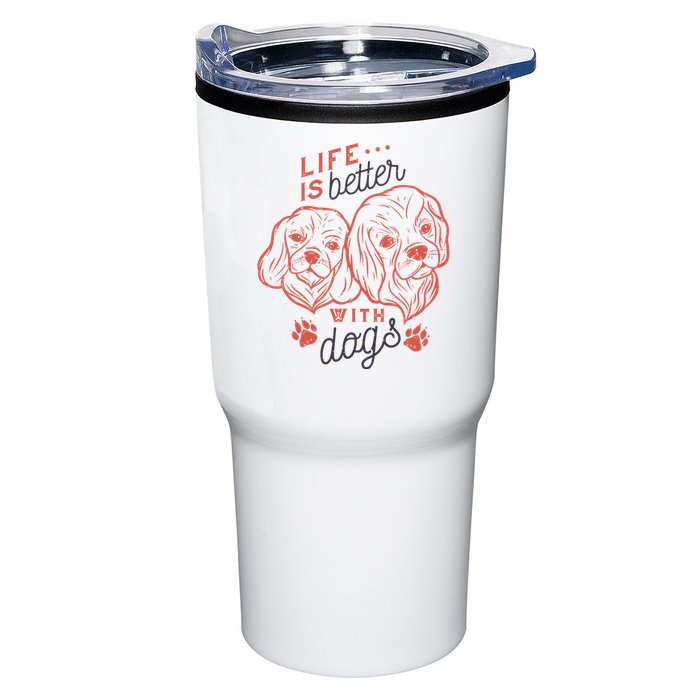 Life Is Better With Dogs Tumbler