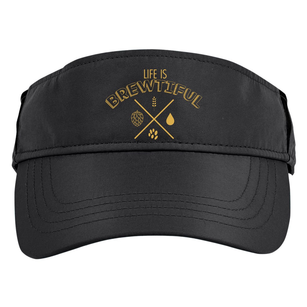 Life Is Brewtiful Adult Drive Performance Visor