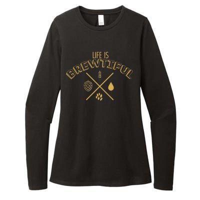 Life Is Brewtiful Womens CVC Long Sleeve Shirt