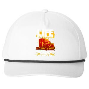 Life Is Full Of Risk Trucker Snapback Five-Panel Rope Hat