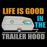 Life Is Good In The Trailer Hood 16 in Basic Backpack