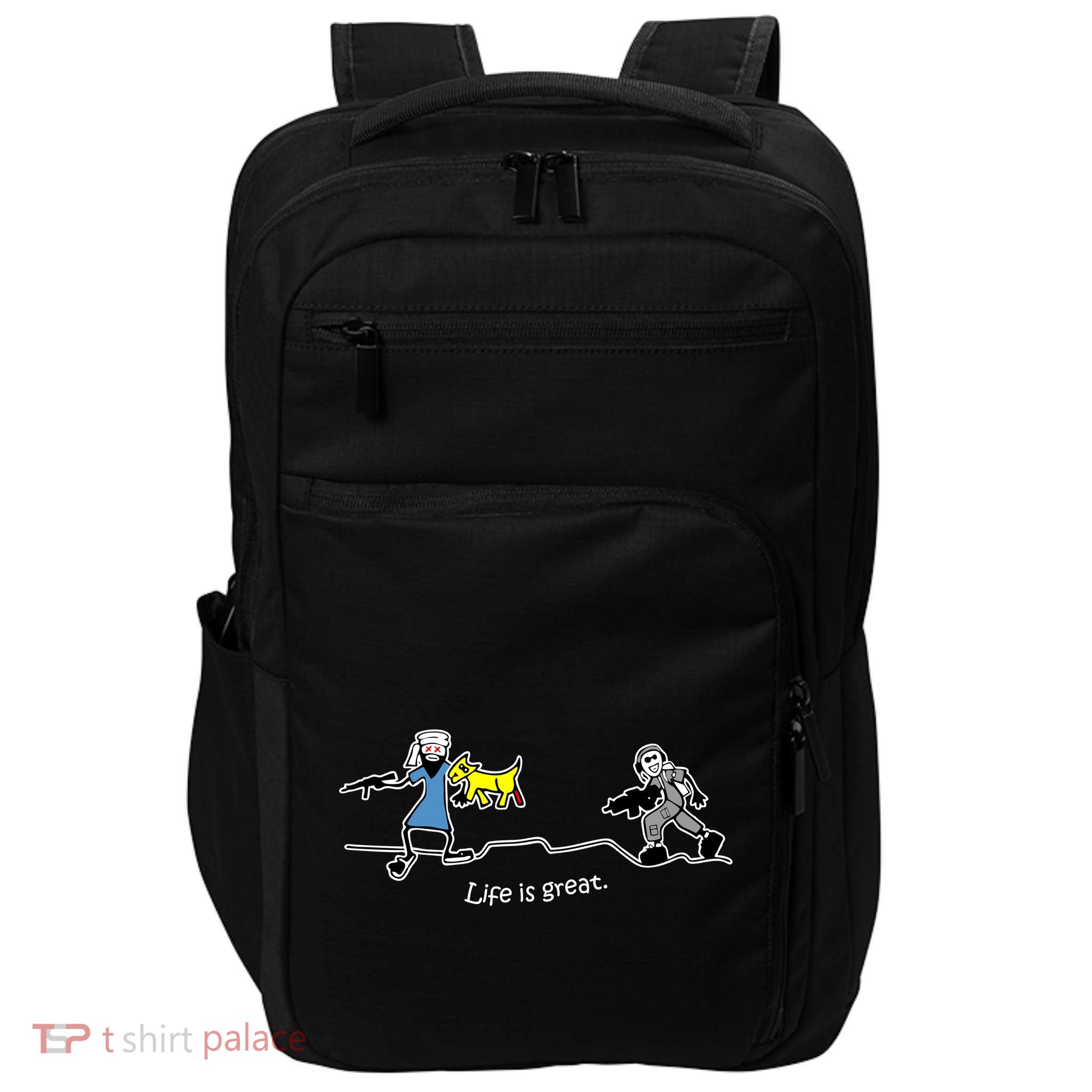 Life is Great Army Impact Tech Backpack