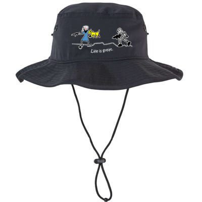 Life is Great Army Bucket Hat