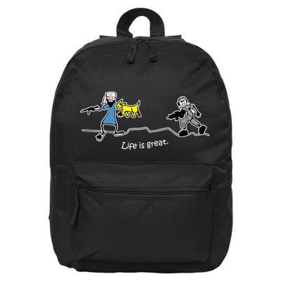 Life is Great Army 16 in Basic Backpack