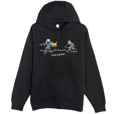 Life is Great Army Premium Pullover Hoodie