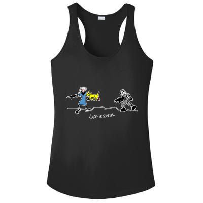 Life is Great Army Ladies PosiCharge Competitor Racerback Tank
