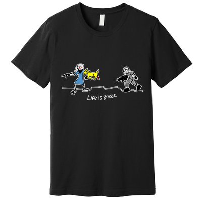 Life is Great Army Premium T-Shirt