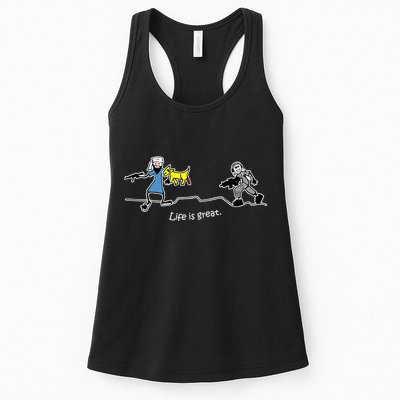 Life is Great Army Womens Tank Top
