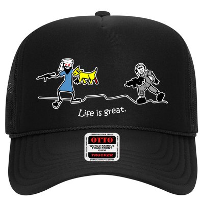 Life is Great Army Trucker Hat