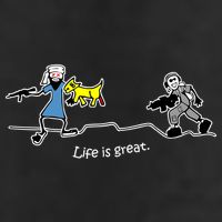Life is Great Army Golf Towel