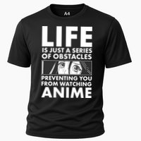 Life Is Just A Series Of Obstacles Preventing You From Watching Anime Performance Shirt