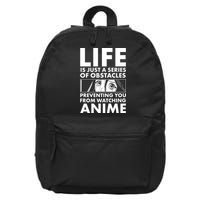 Life Is Just A Series Of Obstacles Preventing You From Watching Anime 16 in Basic Backpack
