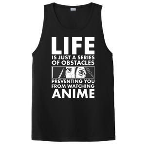 Life Is Just A Series Of Obstacles Preventing You From Watching Anime PosiCharge Competitor Tank