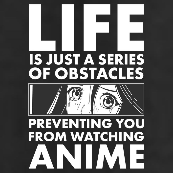 Life Is Just A Series Of Obstacles Preventing You From Watching Anime Trucker Hat