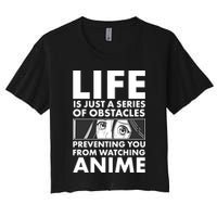 Life Is Just A Series Of Obstacles Preventing You From Watching Anime Crop Top