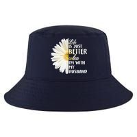 Life Is Just Better When I'm With My Husband Cool Comfort Performance Bucket Hat