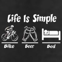 Life Is Simple Bike Beer Bed Adult Drive Performance Visor