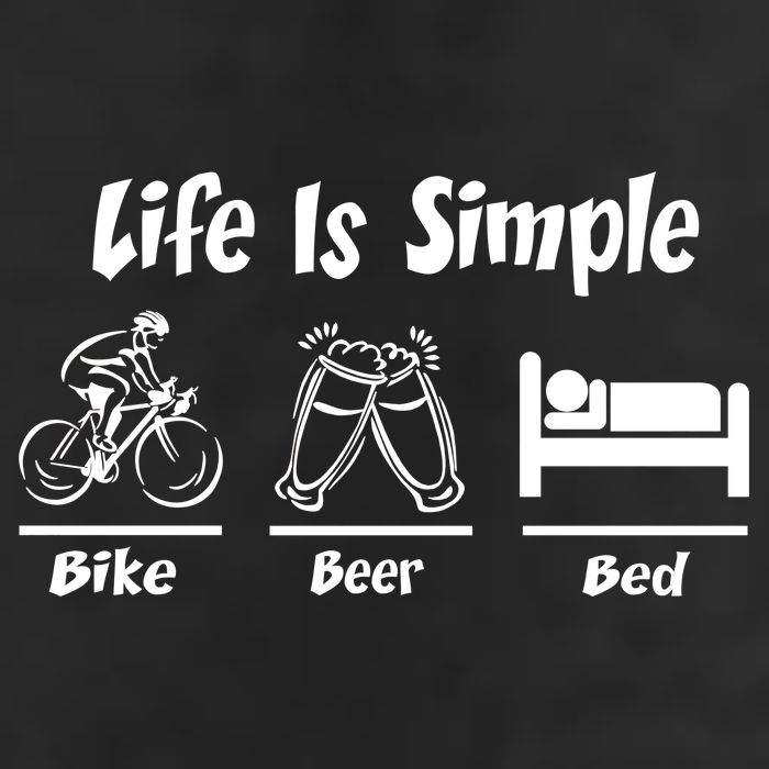 Life Is Simple Bike Beer Bed Adult Drive Performance Visor