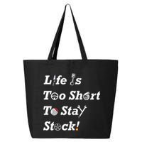 Life Is Too Short To Stay Stock Car Nut 25L Jumbo Tote
