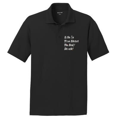 Life Is Too Short To Stay Stock Car Nut PosiCharge RacerMesh Polo