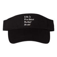 Life Is Too Short To Stay Stock Car Nut Valucap Bio-Washed Visor