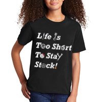 Life Is Too Short To Stay Stock Car Nut Kids T-Shirt